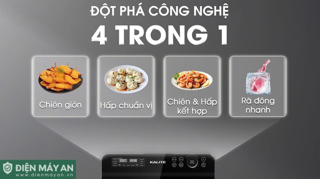 Nồi chiên hơi nước Kalite Fusion Pro